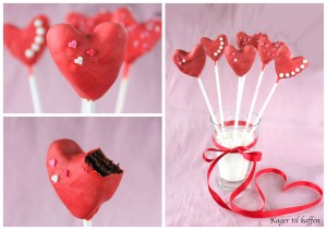 Valentins Heart Popcakes