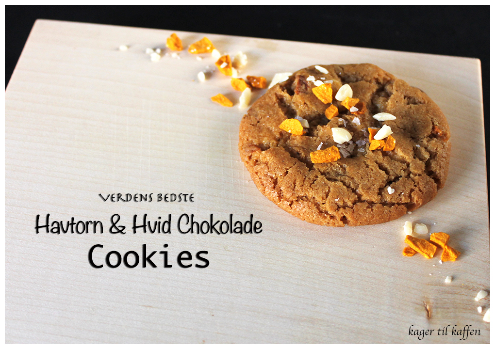 Havtorn & hvid chokolade cookies